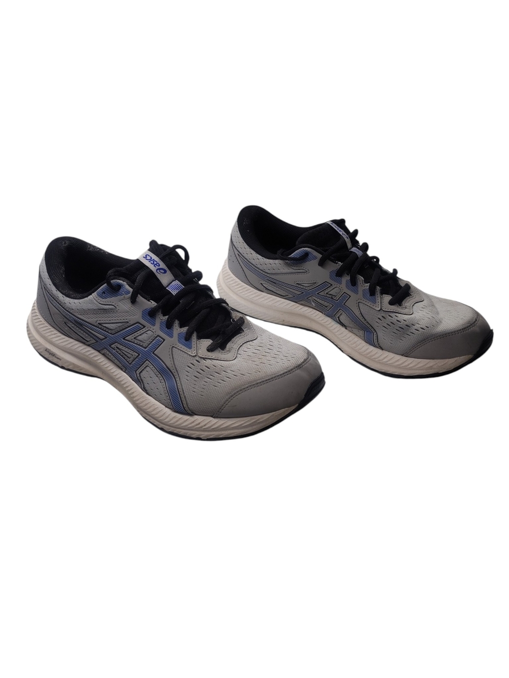 ASICS Men’s Running Shoes Gray Blue Athletic Sneakers Size 11